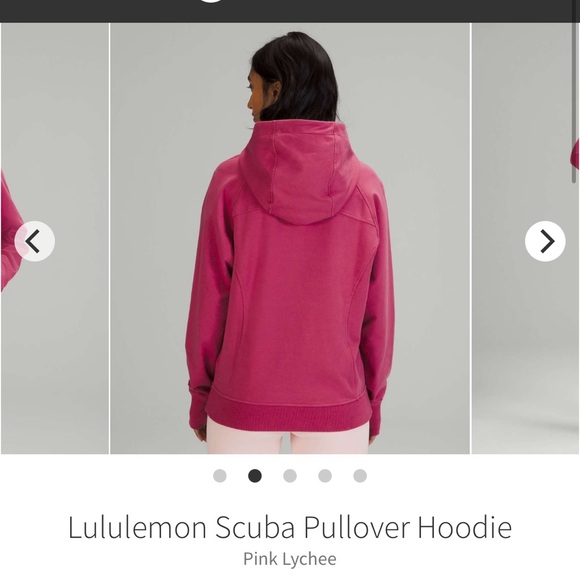 NEW with tags Lululemon Scuba Pullover Hoodie Pink Lychee Sz 14 - Picture 9 of 12